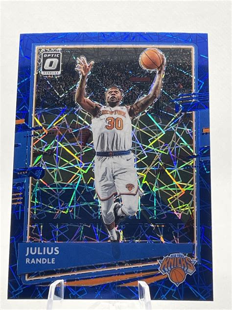 Panini Donruss Optic Julius Randle Blue Velocity New York