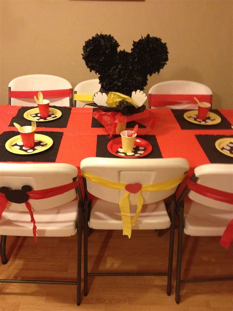 Mickey Mouse Table Decorations