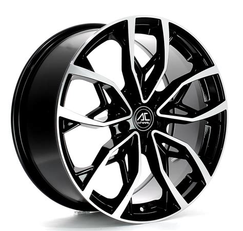 Jante AC Wheels Vertu 17 NOIRE FACE POLIE 5x112 Jantes Alu Jantes