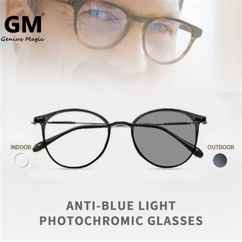 Genius Magic Anti Radiation Eyeglass Photochromic Eye Glasses Anti Rad