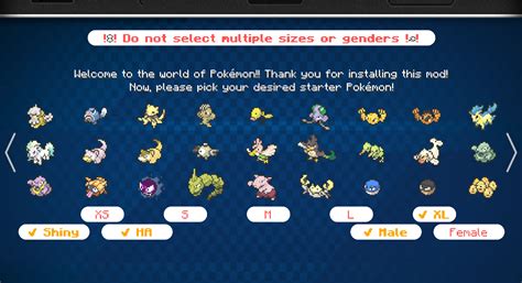 Ultimate Custom Starters Rpixelmonmod