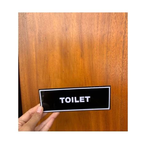 Jual Papan Pengumuman Papan Sign Petunjuk Restroom Kasir Kantor Exit