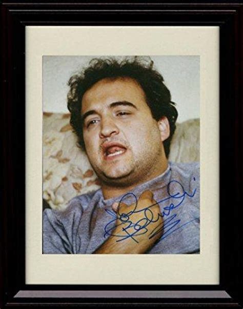 Framed John Belushi Autograph Promo Print Etsy