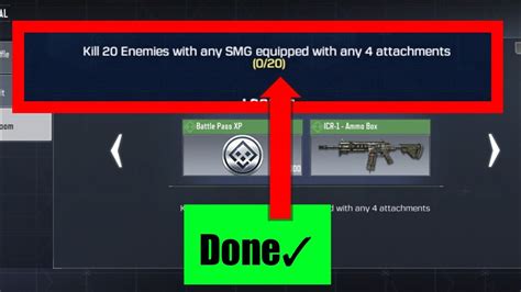 Kill 20 Enemies With Any Smg Equipped With Any 4 Attachments YouTube