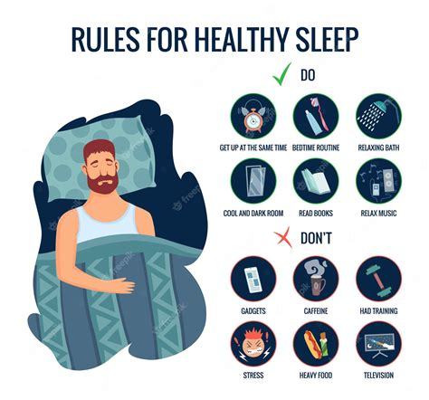 Premium Vector Infographics Of Healthy Sleep Tips