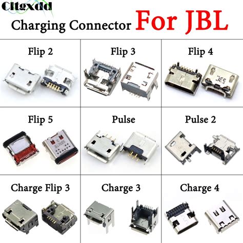 Cltgxdd 1PCS Micro USB Jack Female Socket Connector For JBL Charge 3 4