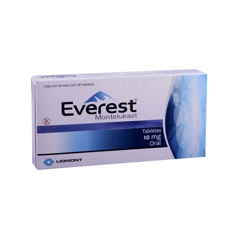 Everest 10 Mg 30 Tabletas Farmacias Klyns