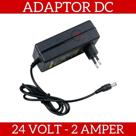 Jual Adaptor Power Supply DC 24V 2A Adapter 24 Volt 2 Amper Shopee