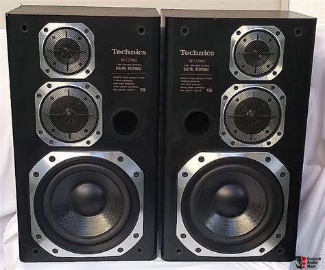 Vintage Technics Sb Cd Way Speakers Made In Japan Photo