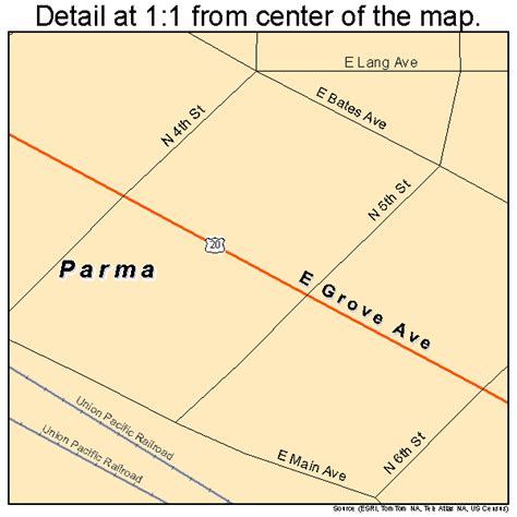 Parma Idaho Street Map 1660940