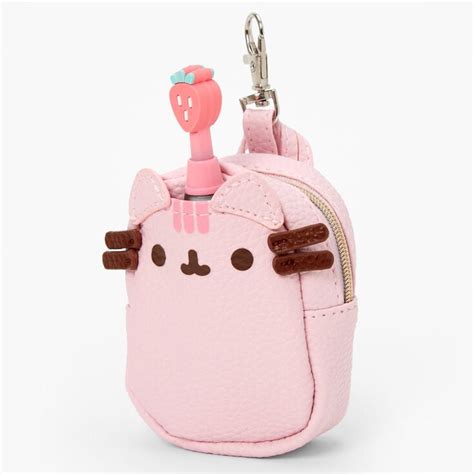 Pusheen® Desserts Mini Backpack Keychain Set Pink Claires Us