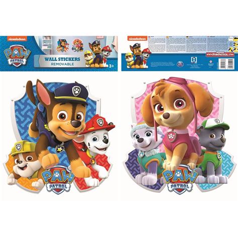 Paw Patrol Wall Stickers (Pack of 2) (8033675320175) - Character Brands