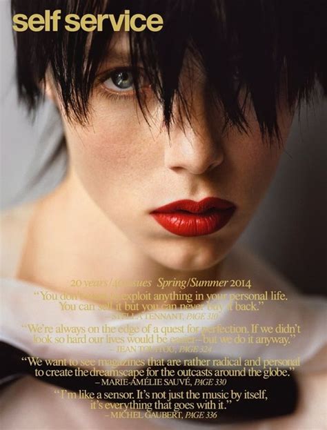 Cover Self Service Magazine Springsummer 2024 Feat Edie Campbell