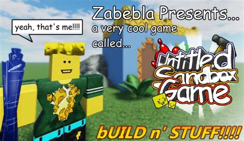 Untitled Sandbox Game | ROBLOX