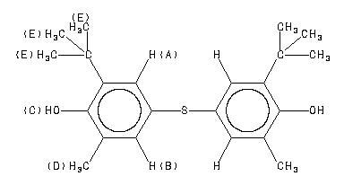 Thiobis Methyl Tert Butylphenol H Nmr Spectrum