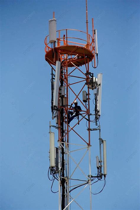 Fondo Radar De Estructura De Información De Torre De Telefonía Celular