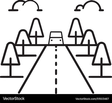 Road icons Royalty Free Vector Image - VectorStock