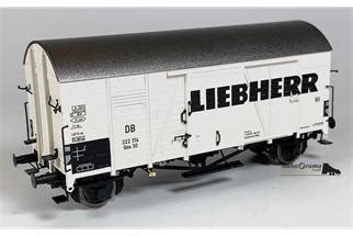 Brawa H0 DB gedeckter Güterwagen Gms 30 Liebherr Ep III Messemodell