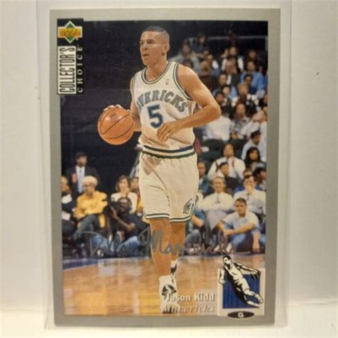 Upper Deck Collector S Choice Silver Signature Jason Kidd