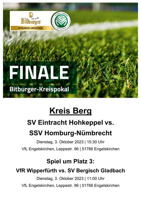 Save The Date Kreispokalendspiele Im Sportpark Leppe Vfl Engelskirchen