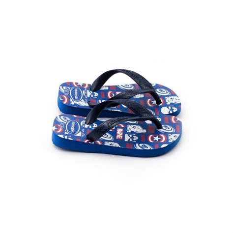 Chinelo Infantil Havaianas Top Marvel Logomania Homem Aranha