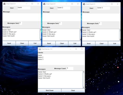 Github Xavierskibicki Multithread Server Client Chat Java App A