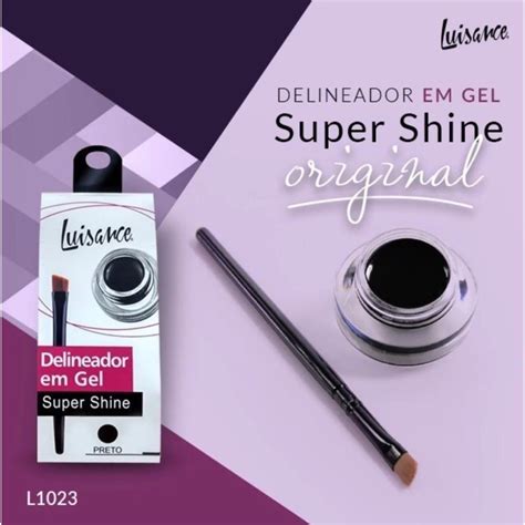 Delineador Em Gel Super Shine Preto Luisance Shopee Brasil