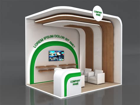 Booth Exhibition Stand Stall X M Height Cm Side Open D