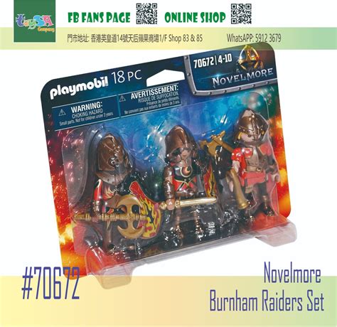 Playmobil Burnham Raiders Set Toysa Company A Playmobil Store