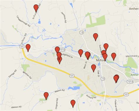 Milford 2015 Halloween Sex Offender Safety Map Milford Nh Patch