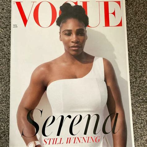 Serena Williams British Vogue November Depop