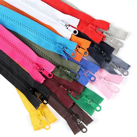 10 pcs Open end Zipper 5# Resin Zipper Down Jacket /Overcoat Zipper Clothing Accessories-in ...