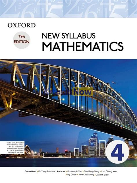 New Syllabus Mathematics Book Th Edition Kitaabnow