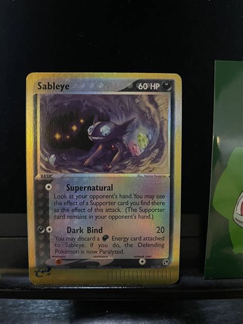 Pokemon Card Sableye 10 100 Reverse Holo Sandstorm 2003 RARE 036NM EBay