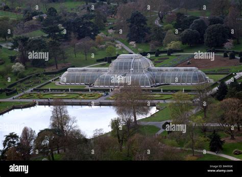 Kew Gardens Greenhouse aerial view Stock Photo - Alamy