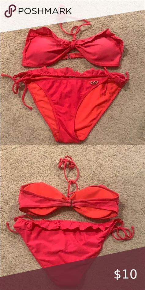 Hot Pink Hollister Bikini In Hollister Bikini Bikinis Pink Bikini