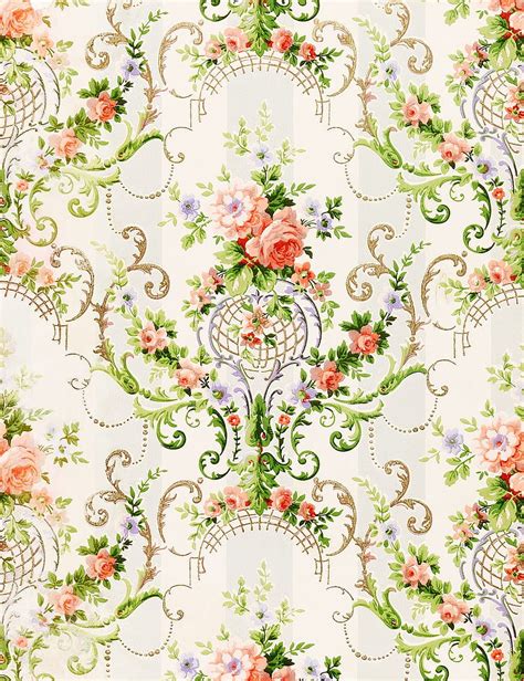 Rococo Floral S Hd Phone Wallpaper Pxfuel