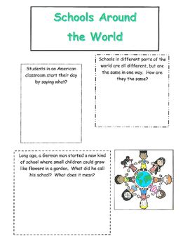 Harcourt Storytown grade 3 Lesson 3 Schools Around the World by 2 Busy ...