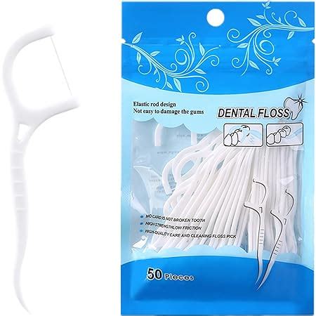 Amazon Dental Flosser Teeth Floss Picks Elastic Floss Stick