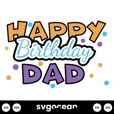 Royalty Free Vector Clip Art Illustration Of Happy Birthday Dad Clip Art Library