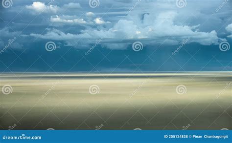 Water Evaporating from the Surface of the Sea Condenses To Form Great Clouds Stock Footage ...