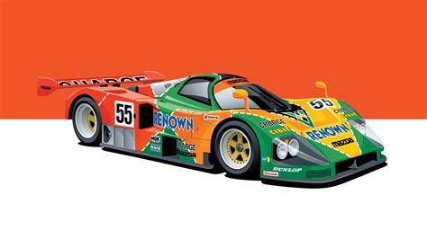 #poster #car race cars mazda 787b Le Mans #1080P #wallpaper # ...