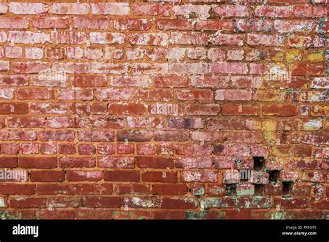 Rustic Red Brick Wall Stock Photo Alamy