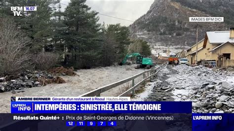 Crues dans les Hautes Alpes le désarroi d une restauratrice sinistrée