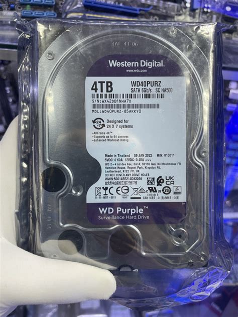 Жесткий диск 4Tb SATA Western Digital Purple WD40PURZ 3.5" , купить по ...