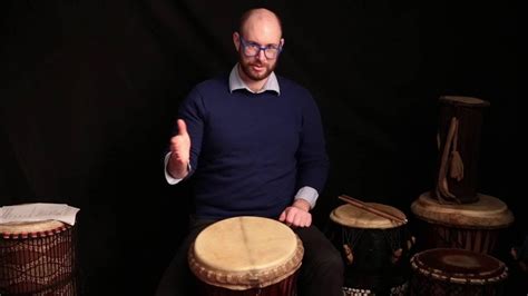 Djembe Lesson For Beginners How To Play A Bass Sound African Drumming Online Youtube