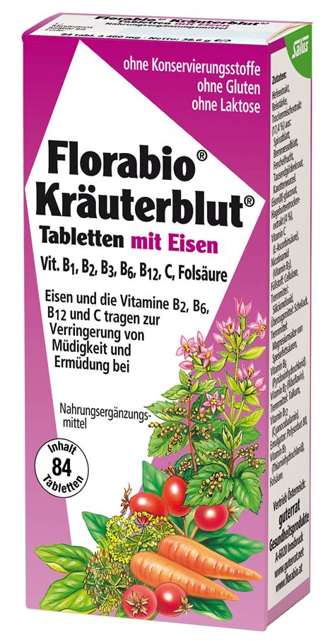 Florabio Kräuterblut Tabletten mit Eisen Deine Apotheke