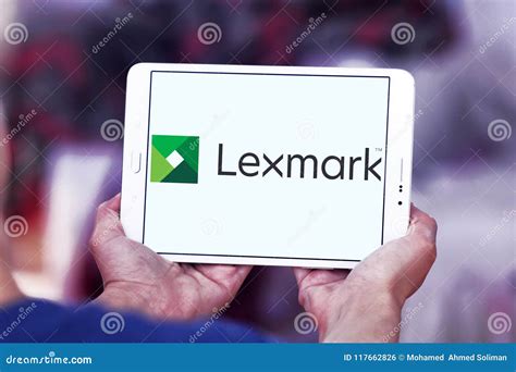 Lexmark company logo editorial photo. Image of american - 117662826