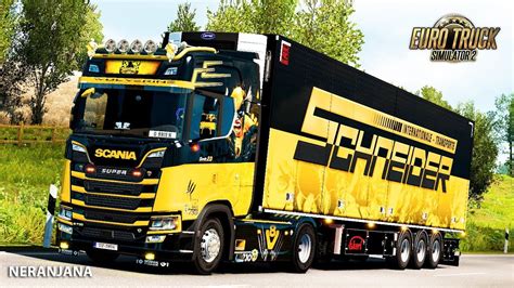 ETS 2 Mod Next Gen Scania S Wolverine Ekeri Trailer Combo Skin Pack