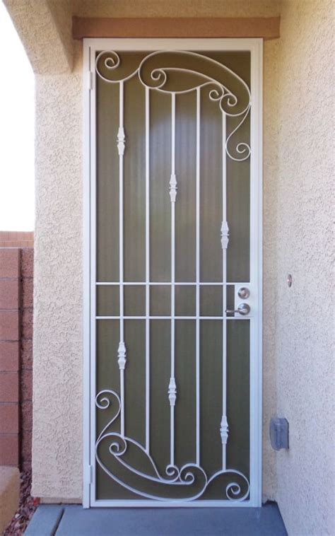 Wrought Iron Security Doors Security Screen Main Door Design Papillion Monticello